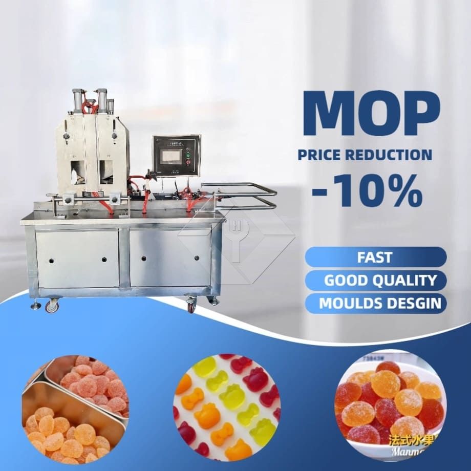 Маленькая машина для производства мармеладных конфет Jelly Gummy Bear производит небольшие машины для производства желейных конфет