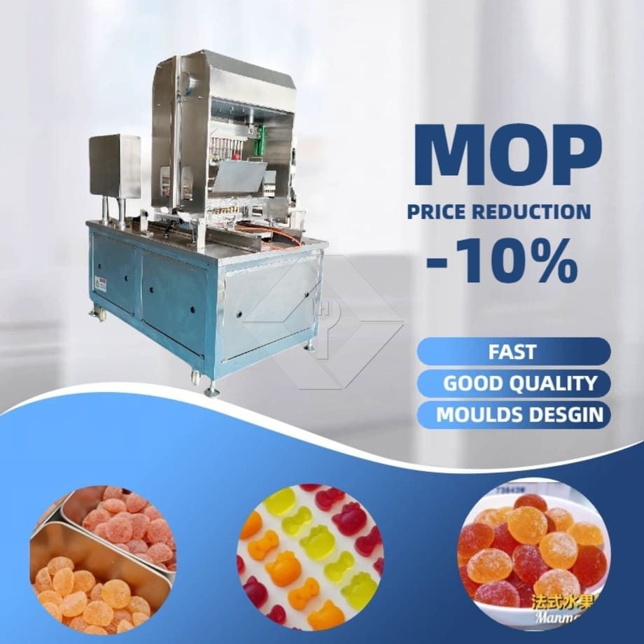 Маленькая машина для производства мармеладных конфет Jelly Gummy Bear производит небольшие машины для производства желейных конфет